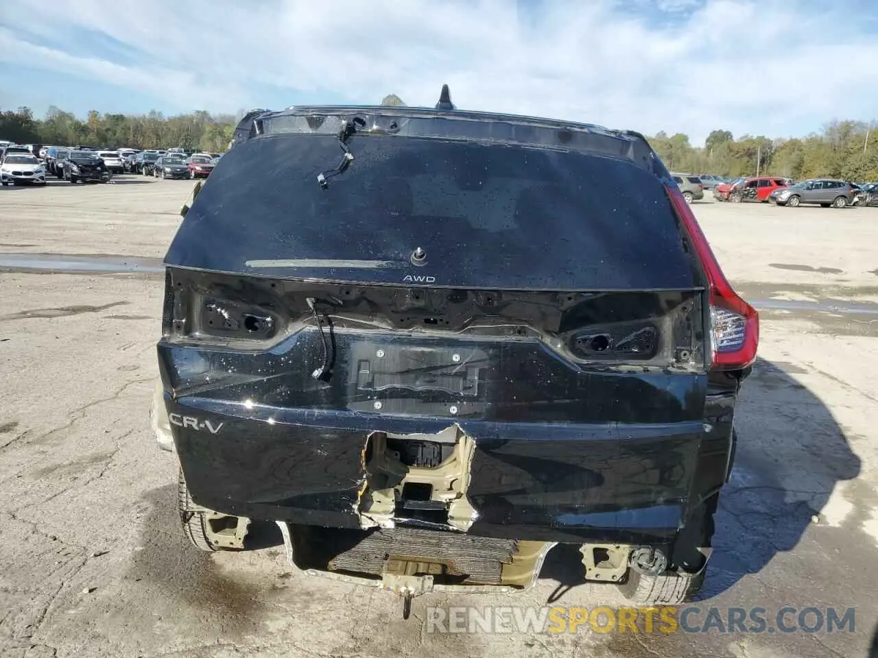 6 fotografías del automóvil dañado 2HKRS4H76RH443599 HONDA CRV 2024