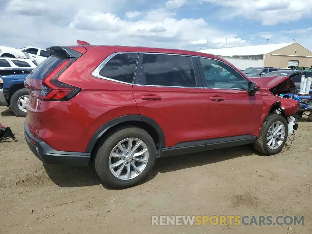 3 fotografías del automóvil dañado 2HKRS4H77RH473937 HONDA CRV 2024
