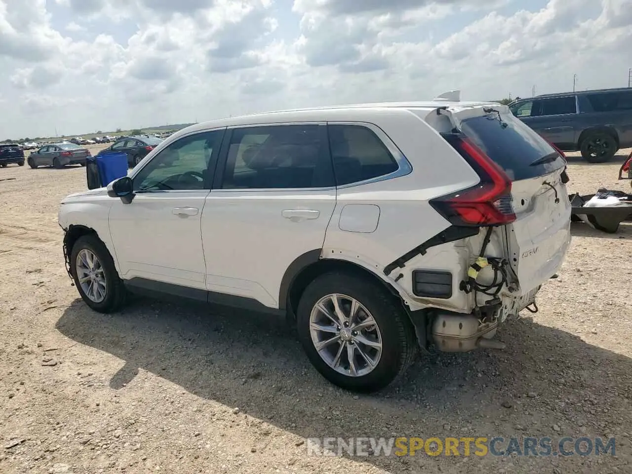 2 fotografías del automóvil dañado 2HKRS4H78RH431048 HONDA CRV 2024