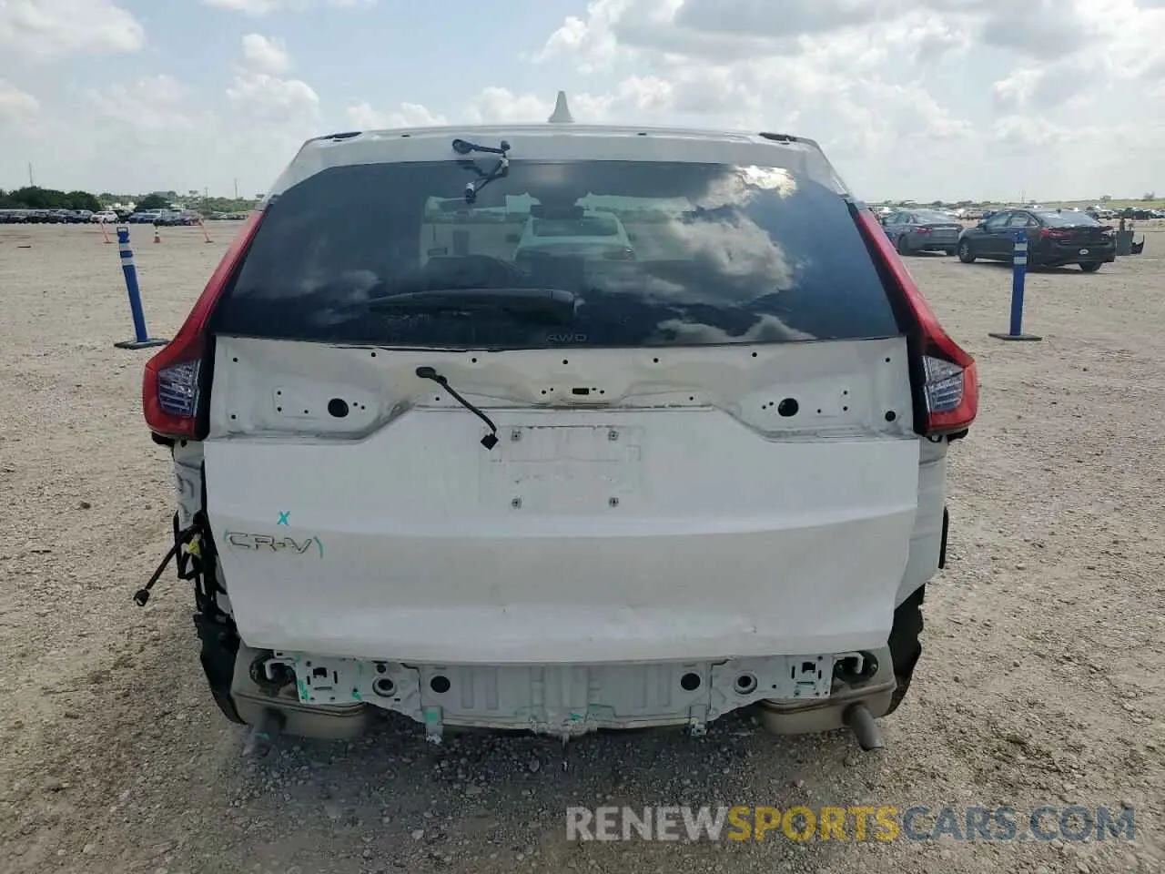 6 fotografías del automóvil dañado 2HKRS4H78RH431048 HONDA CRV 2024