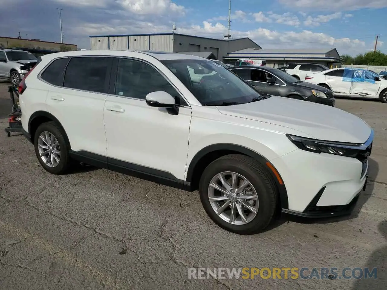 4 fotografías del automóvil dañado 2HKRS4H78RH439537 HONDA CRV 2024