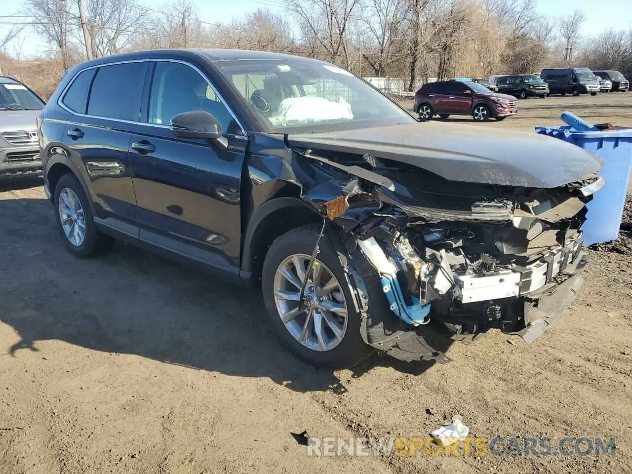 4 fotografías del automóvil dañado 2HKRS4H78RH471078 HONDA CRV 2024