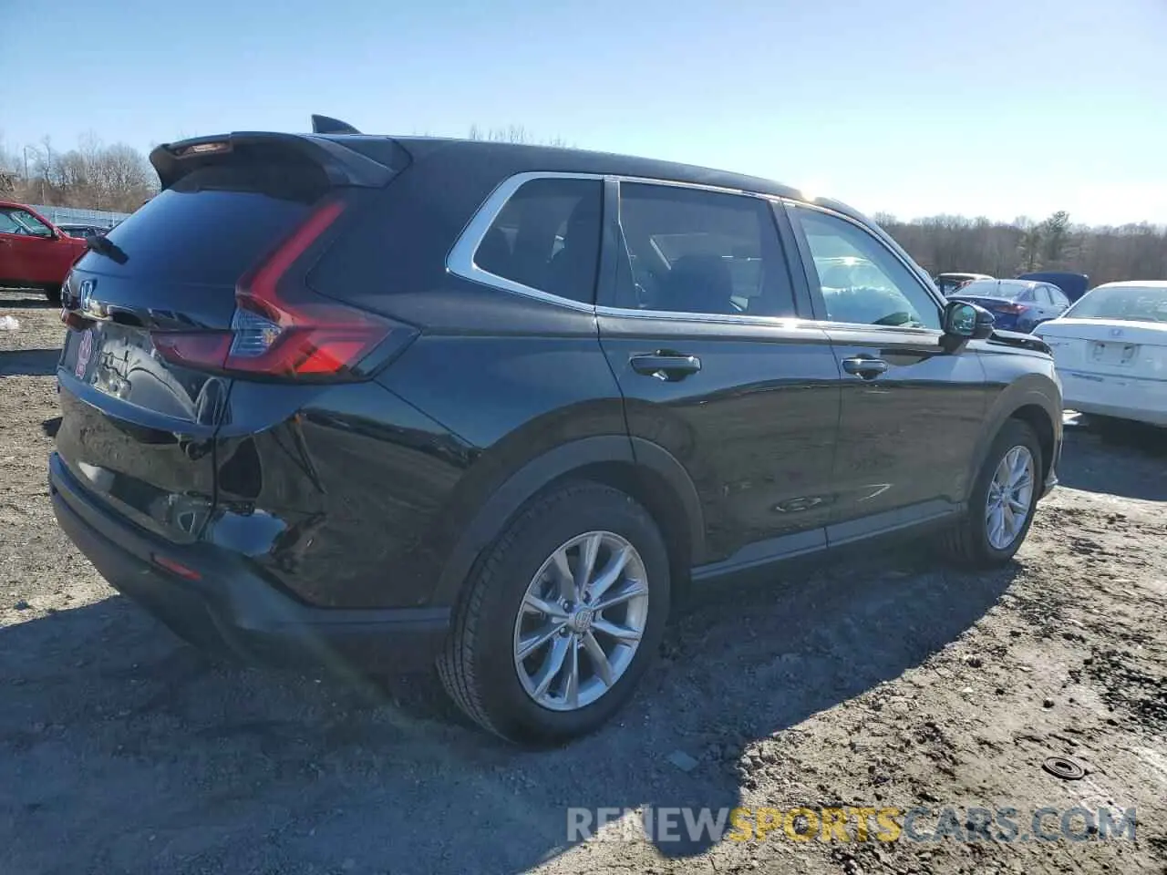 3 fotografías del automóvil dañado 2HKRS4H78RH471131 HONDA CRV 2024
