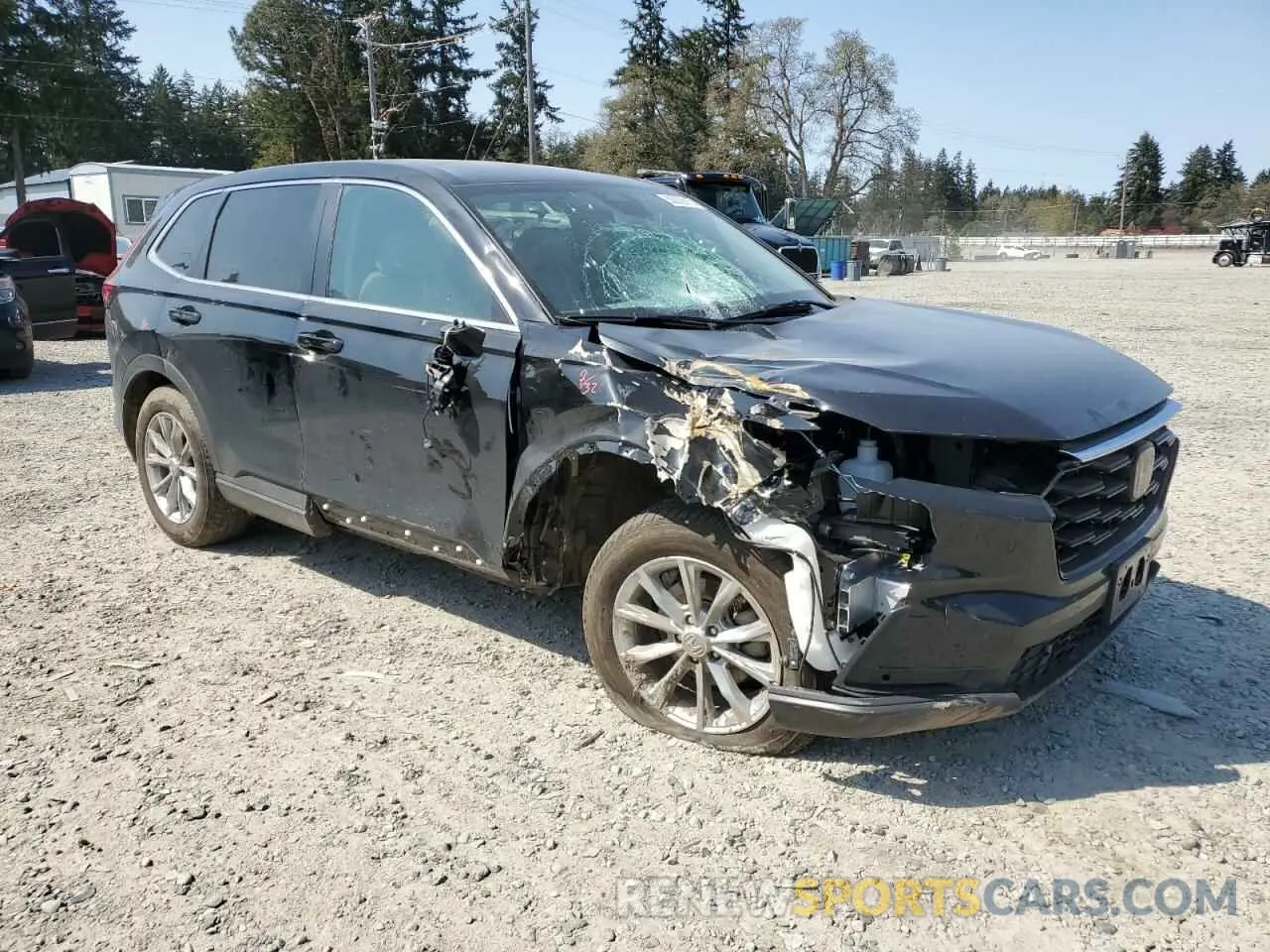 4 fotografías del automóvil dañado 2HKRS4H79RH470358 HONDA CRV 2024