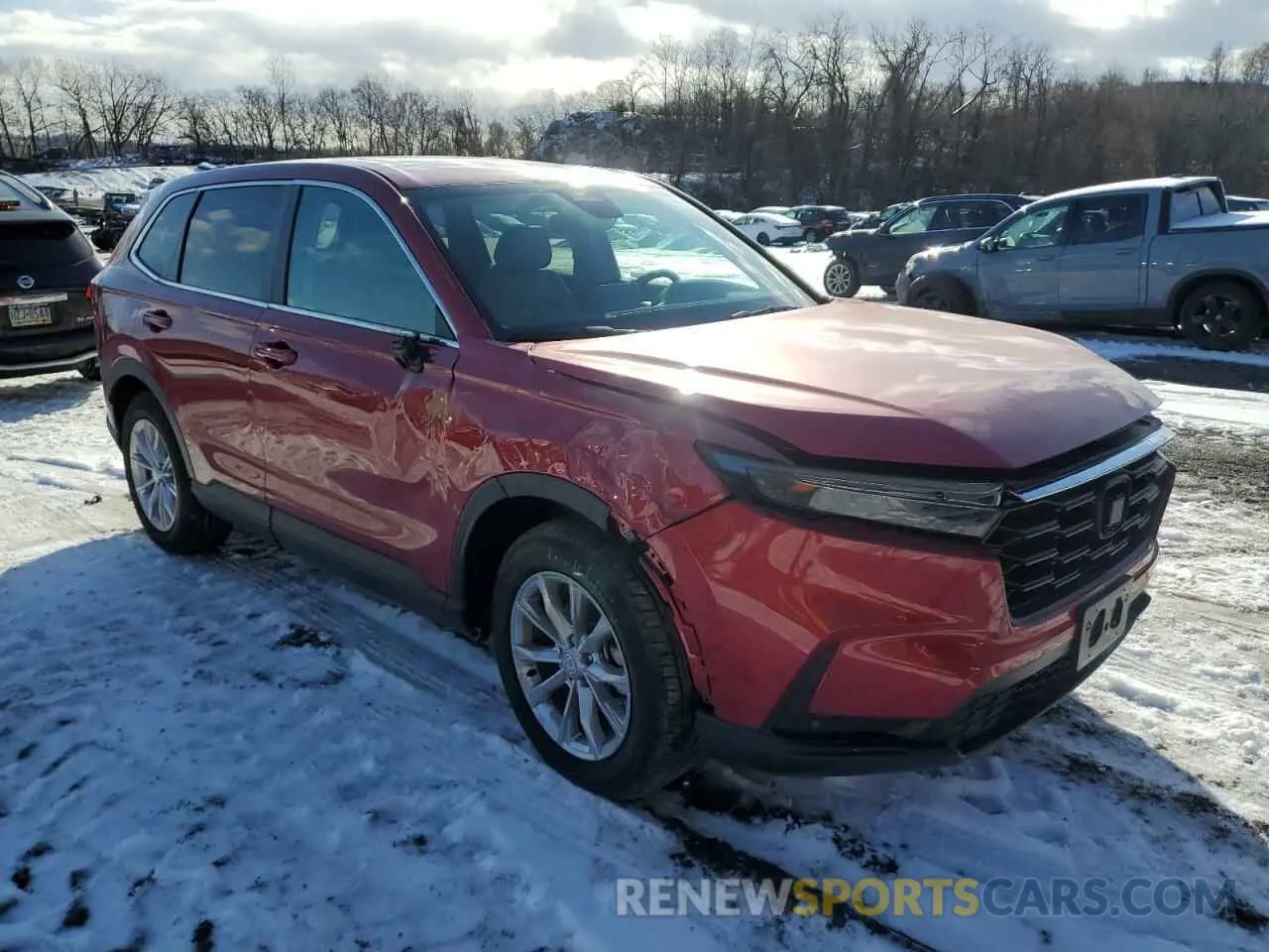 4 fotografías del automóvil dañado 2HKRS4H79RH483773 HONDA CRV 2024