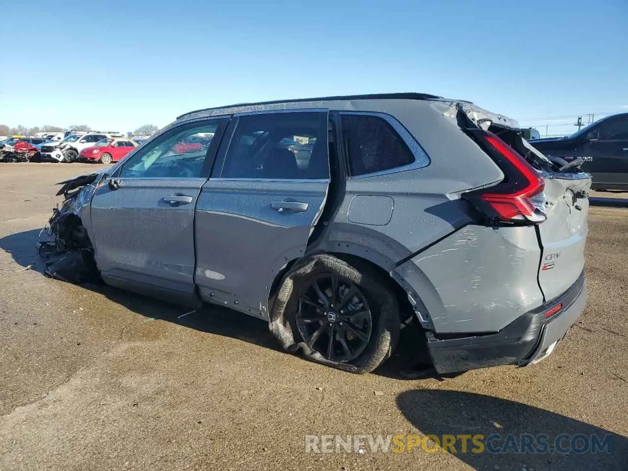 2 fotografías del automóvil dañado 2HKRS6H56RH811175 HONDA CRV 2024