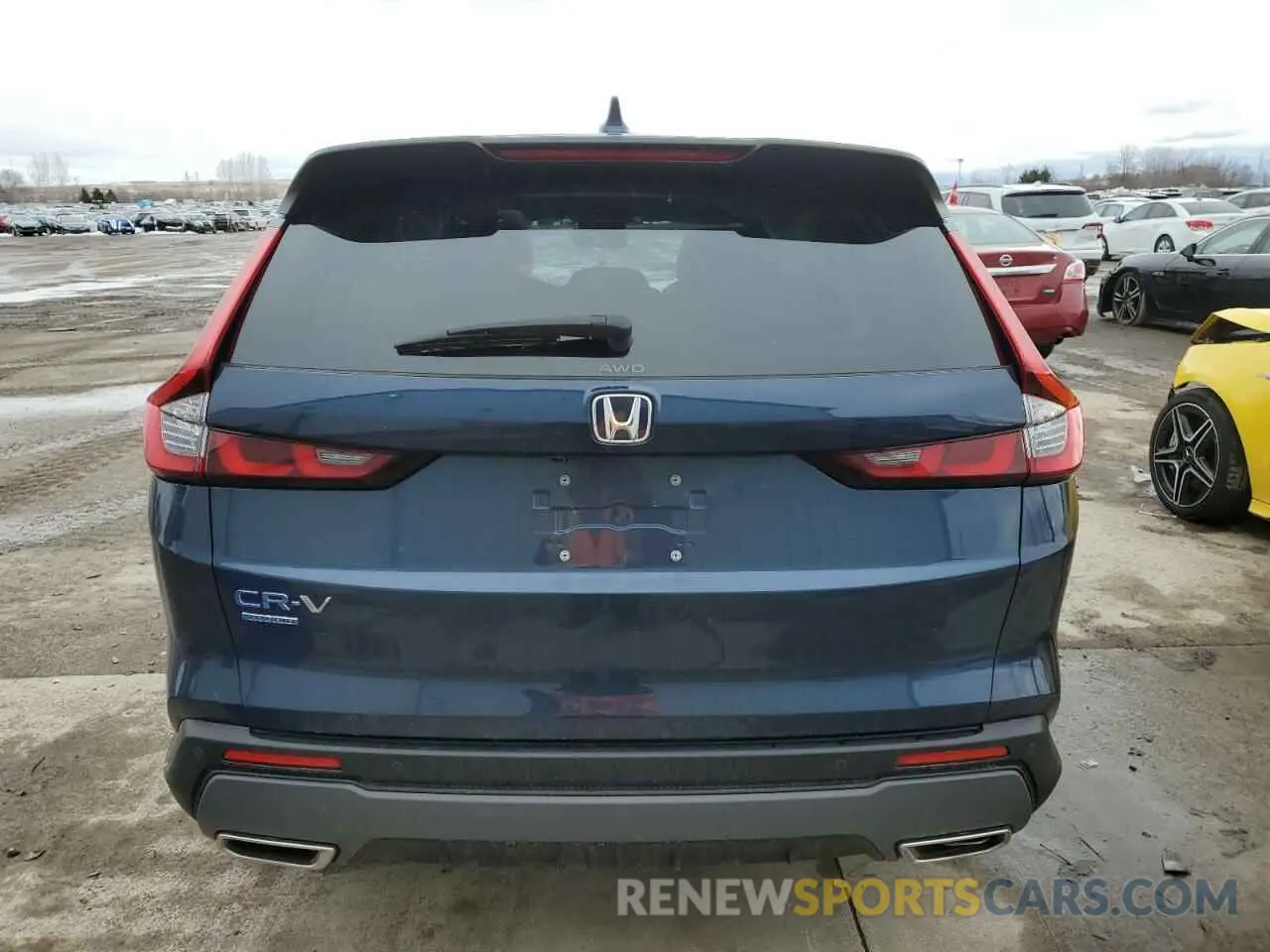 6 fotografías del automóvil dañado 2HKRS6H73RH201025 HONDA CRV 2024