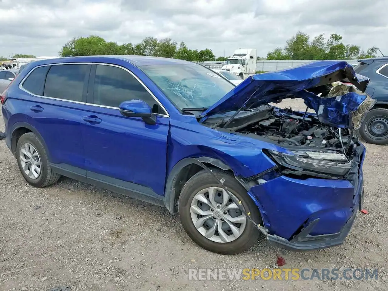 4 fotografías del automóvil dañado 5J6RS3H27RL004805 HONDA CRV 2024