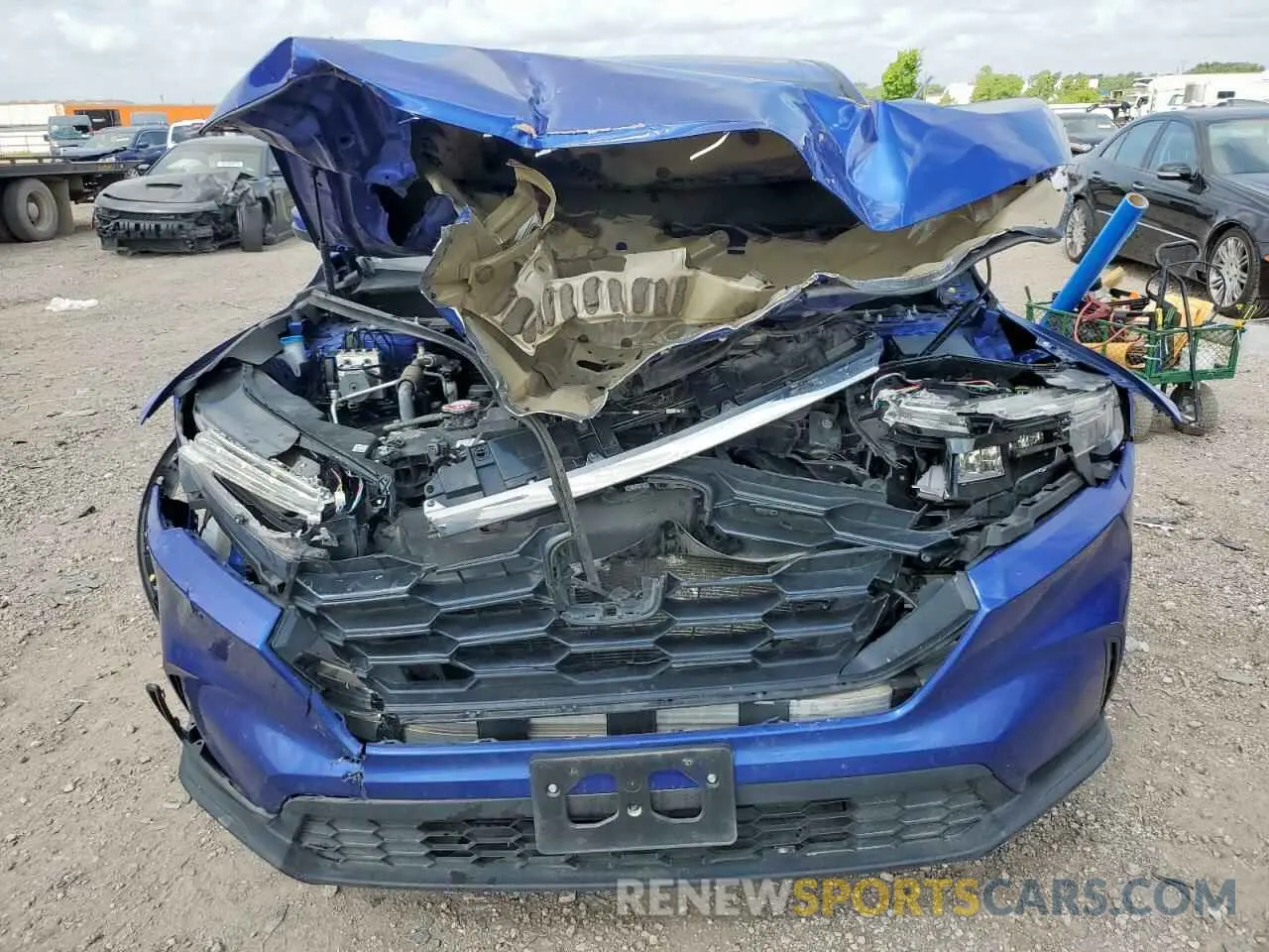 5 fotografías del automóvil dañado 5J6RS3H27RL004805 HONDA CRV 2024