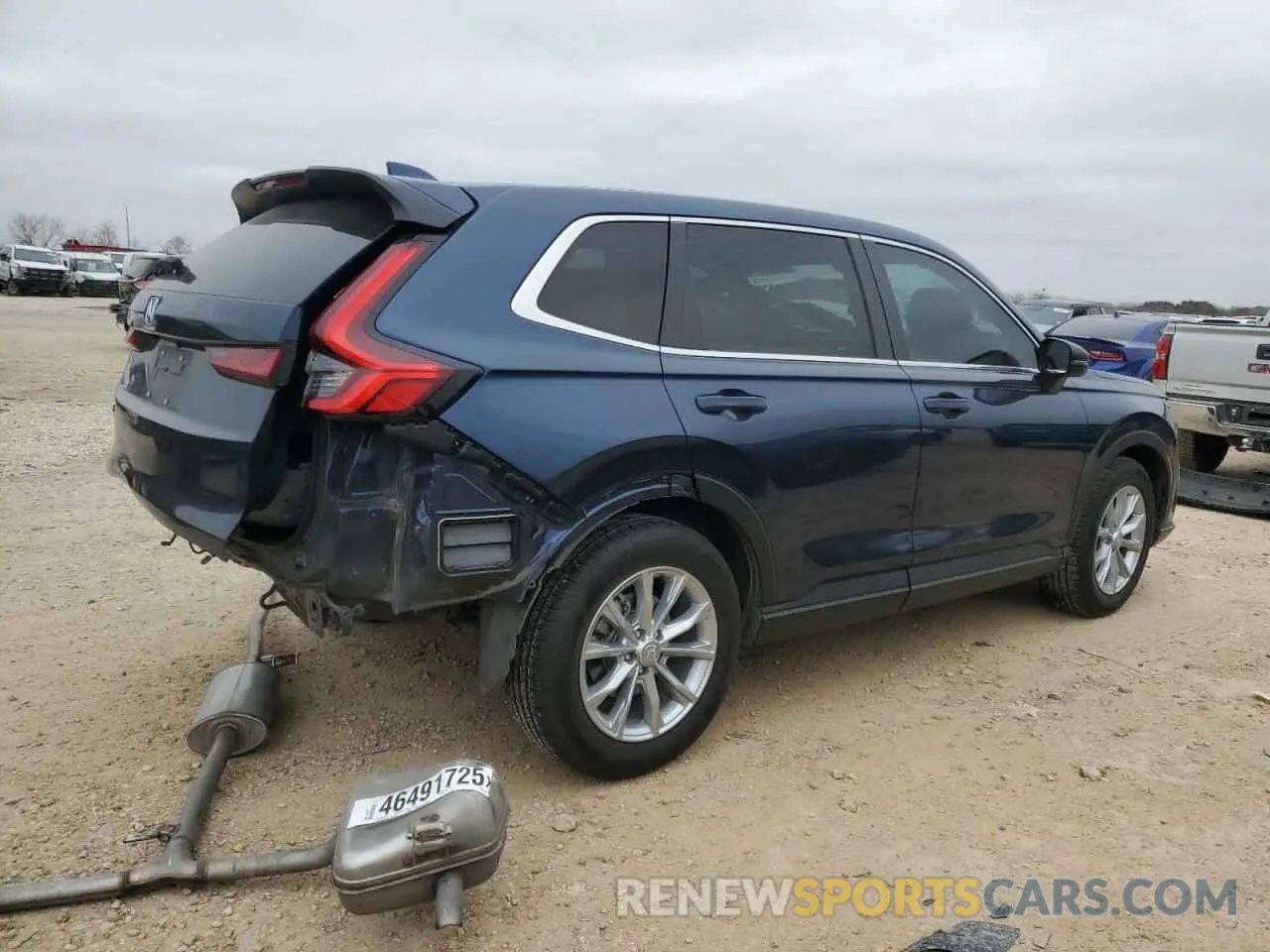 3 fotografías del automóvil dañado 5J6RS3H45RL005226 HONDA CRV 2024