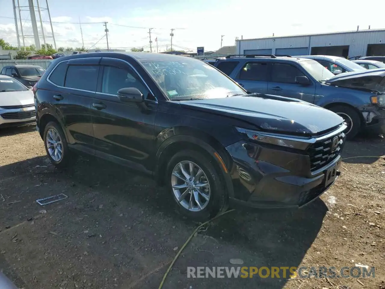 4 fotografías del automóvil dañado 5J6RS4H41RL005505 HONDA CRV 2024