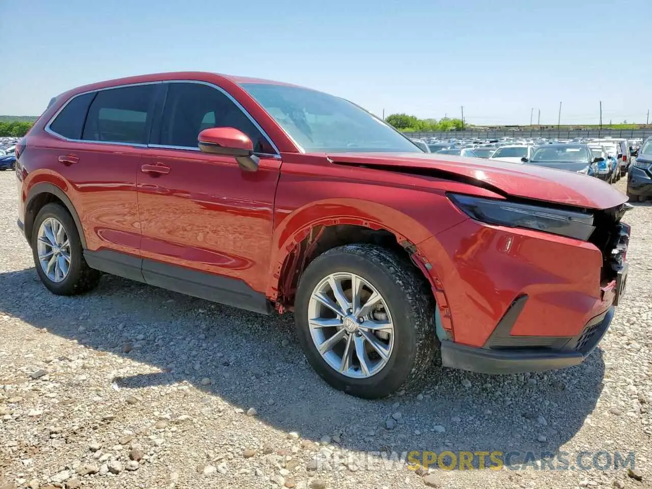 4 fotografías del automóvil dañado 5J6RS4H41RL010235 HONDA CRV 2024