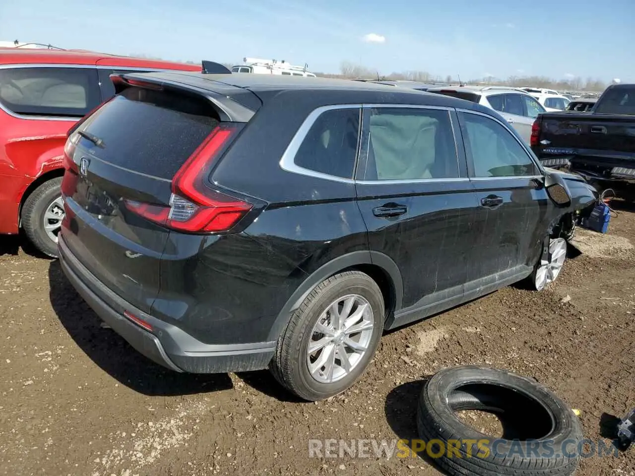 3 fotografías del automóvil dañado 5J6RS4H72RL005099 HONDA CRV 2024