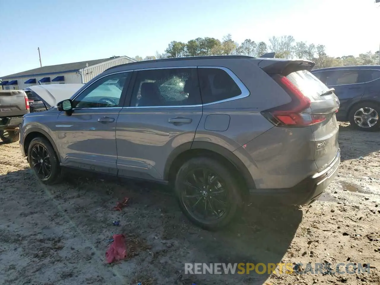 2 fotografías del automóvil dañado 5J6RS5H84RL006706 HONDA CRV 2024