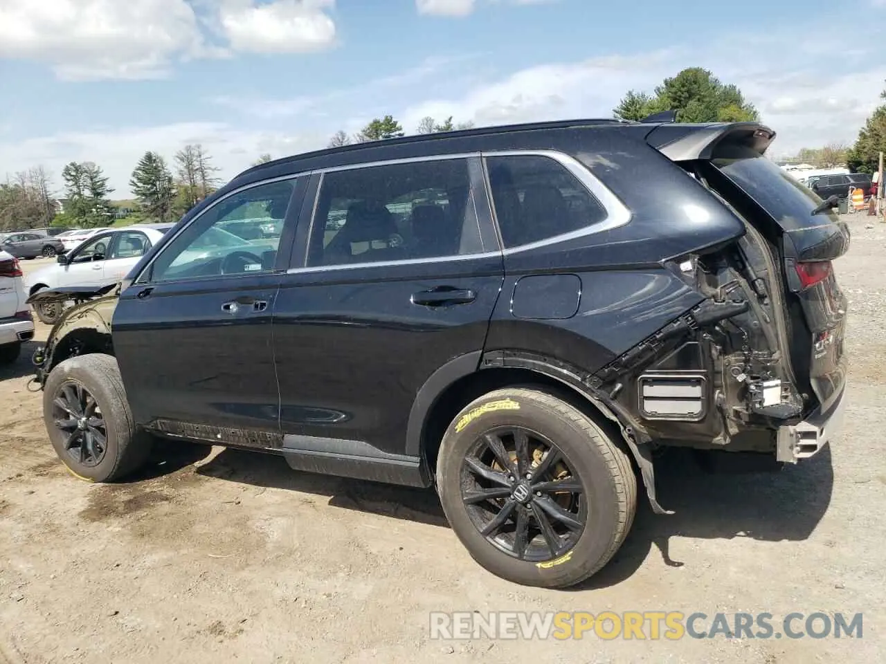 2 fotografías del automóvil dañado 5J6RS6H52RL005937 HONDA CRV 2024