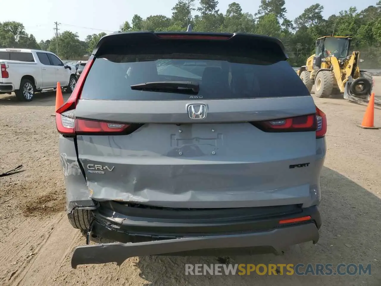 6 fotografías del automóvil dañado 7FARS6H54RE078336 HONDA CRV 2024