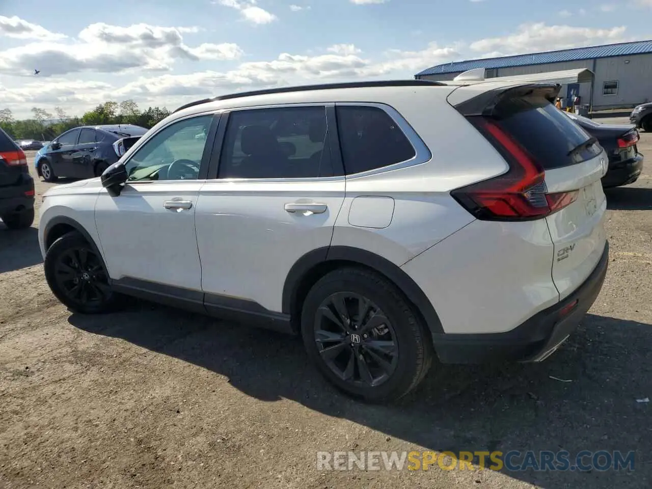 2 fotografías del automóvil dañado 7FARS6H93RE003047 HONDA CRV 2024