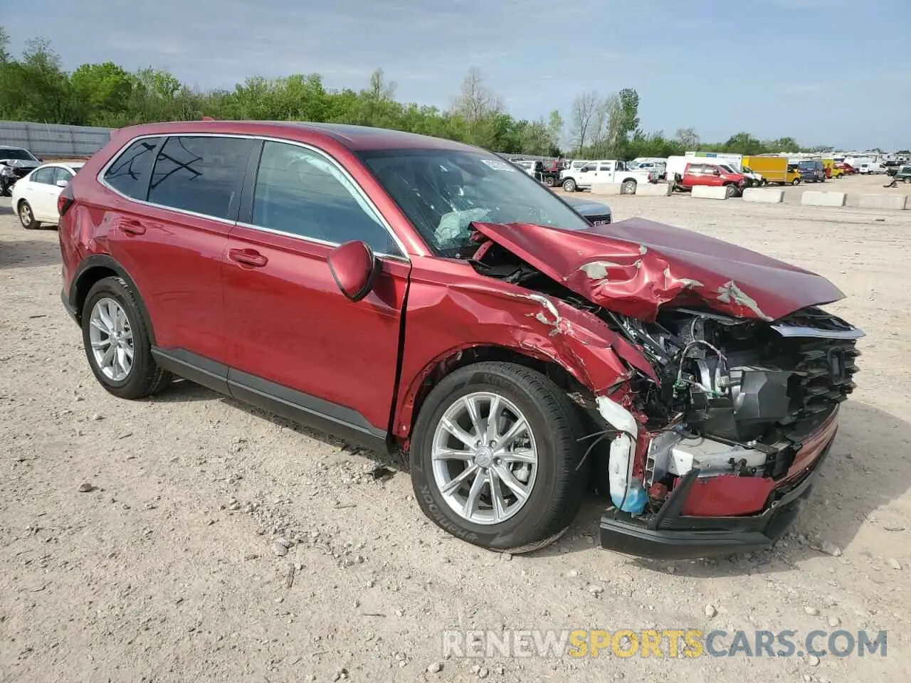 4 fotografías del automóvil dañado 2HKRS3H40SH315378 HONDA CRV 2025