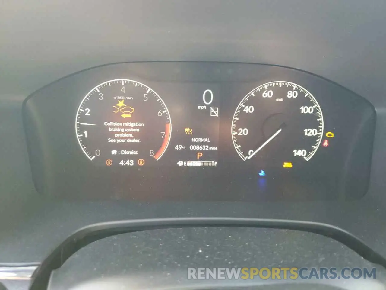9 fotografías del automóvil dañado 2HKRS3H44SH313620 HONDA CRV 2025