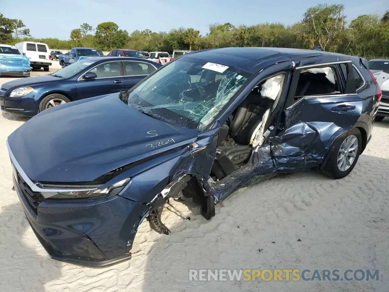 1 fotografías del automóvil dañado 2HKRS3H70SH318856 HONDA CRV 2025