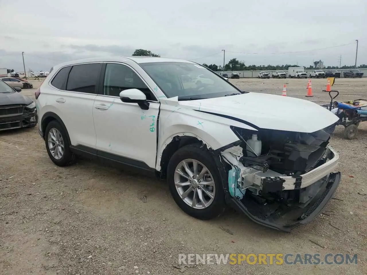 4 fotografías del automóvil dañado 2HKRS3H78SH326350 HONDA CRV 2025