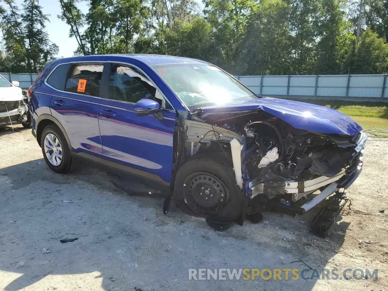 4 fotografías del automóvil dañado 2HKRS4H21SH435422 HONDA CRV 2025
