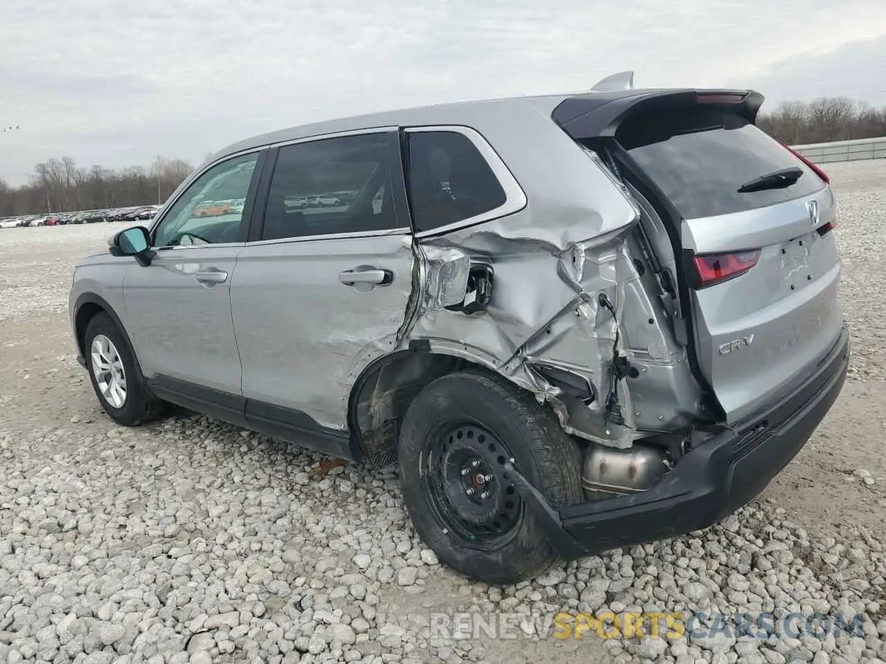2 fotografías del automóvil dañado 2HKRS4H23SH425183 HONDA CRV 2025