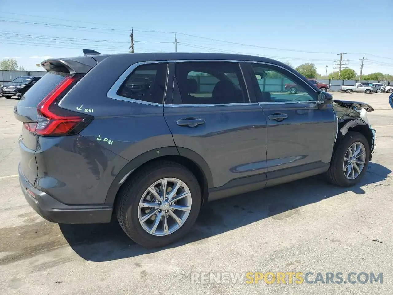 3 fotografías del automóvil dañado 2HKRS4H42SH454532 HONDA CRV 2025