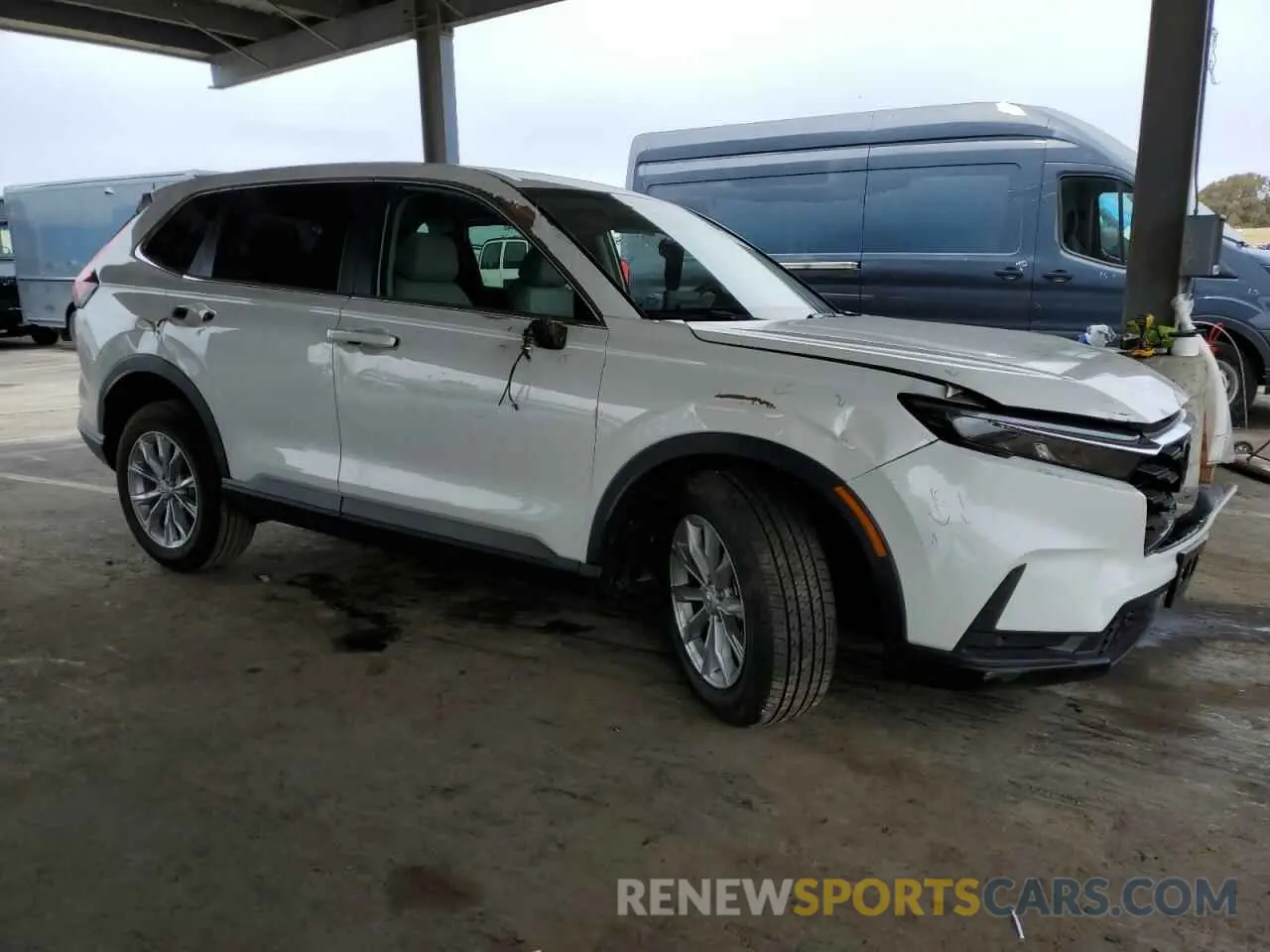 4 fotografías del automóvil dañado 2HKRS4H70SH433494 HONDA CRV 2025