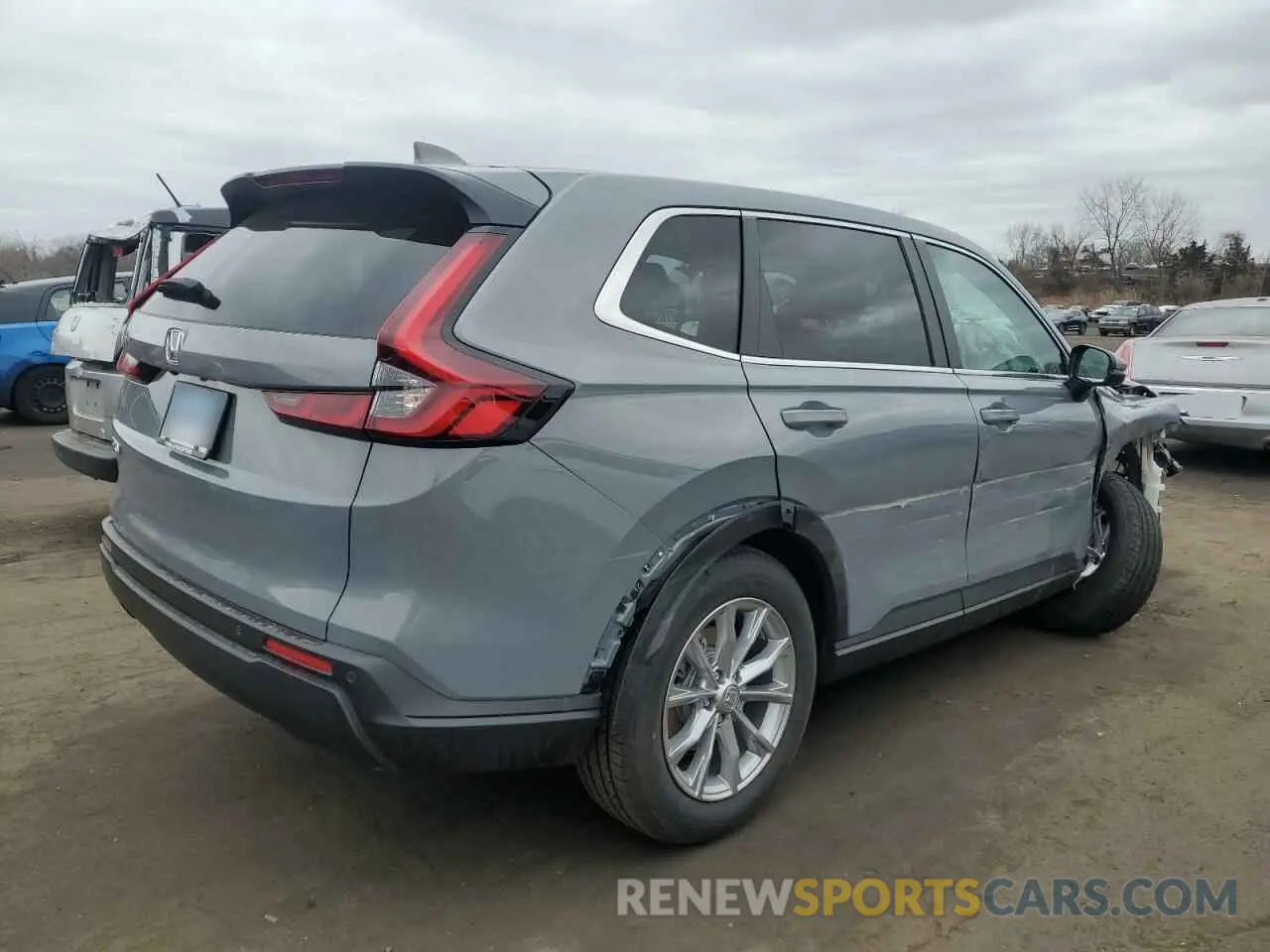 3 fotografías del automóvil dañado 2HKRS4H74SH461136 HONDA CRV 2025