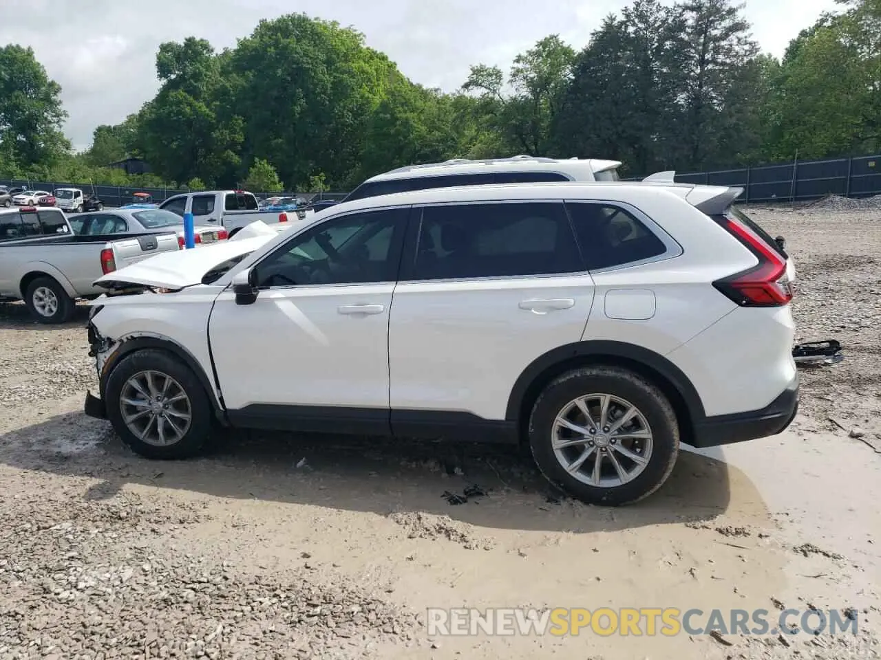 2 fotografías del automóvil dañado 5J6RS3H73SL005144 HONDA CRV 2025