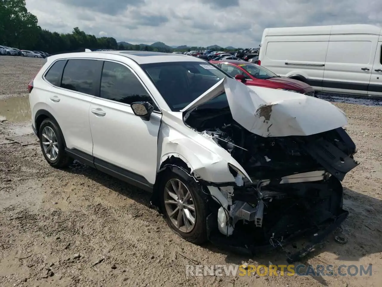 4 fotografías del automóvil dañado 5J6RS3H73SL005144 HONDA CRV 2025