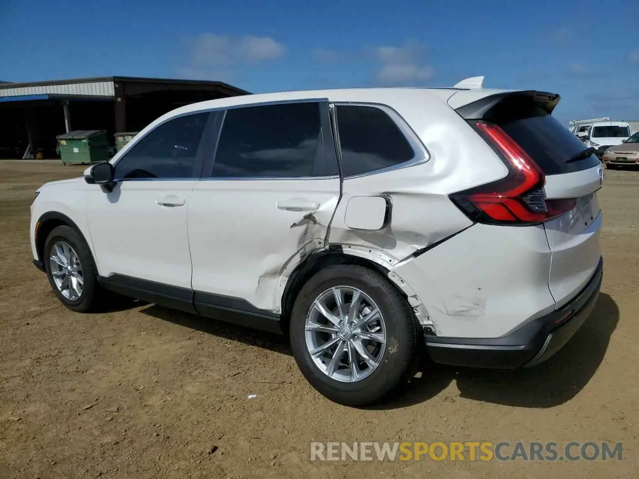 2 fotografías del automóvil dañado 5J6RS3H76SL001735 HONDA CRV 2025