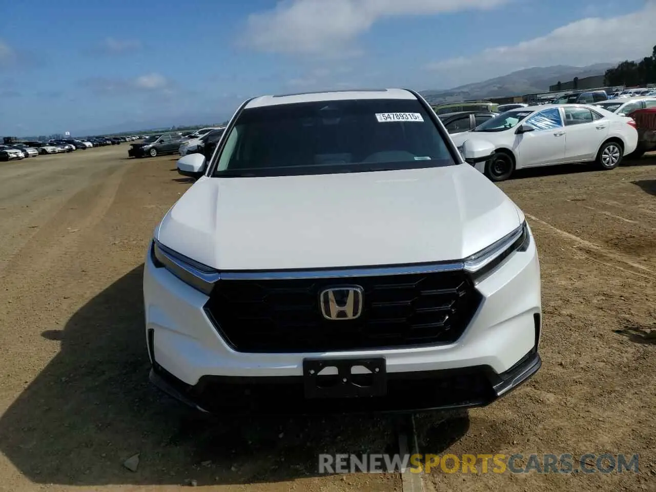 5 fotografías del automóvil dañado 5J6RS3H76SL001735 HONDA CRV 2025