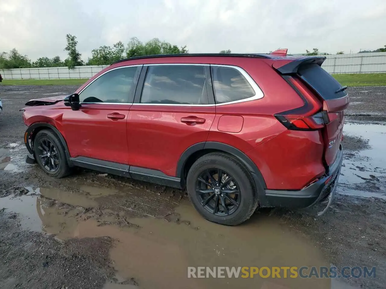 2 fotografías del automóvil dañado 5J6RS5H53SL000505 HONDA CRV 2025