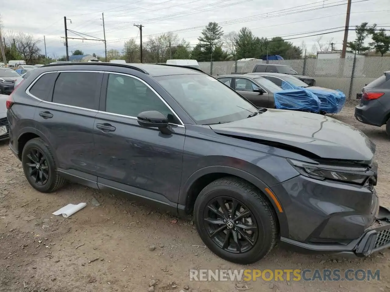 4 fotografías del automóvil dañado 5J6RS6H51SL027336 HONDA CRV 2025