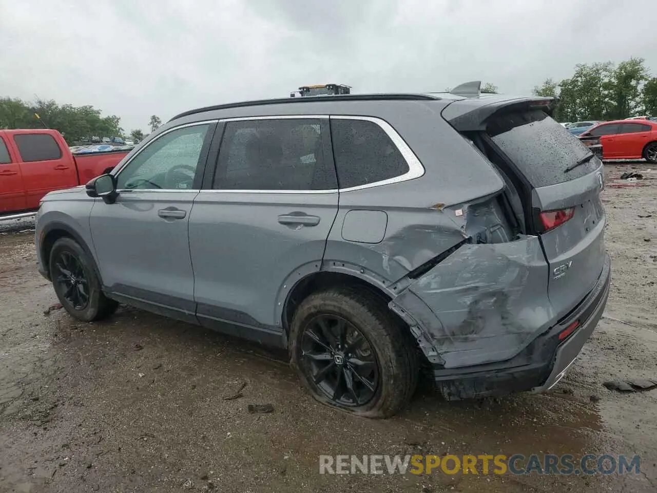 2 fotografías del automóvil dañado 5J6RS6H85SL002269 HONDA CRV 2025