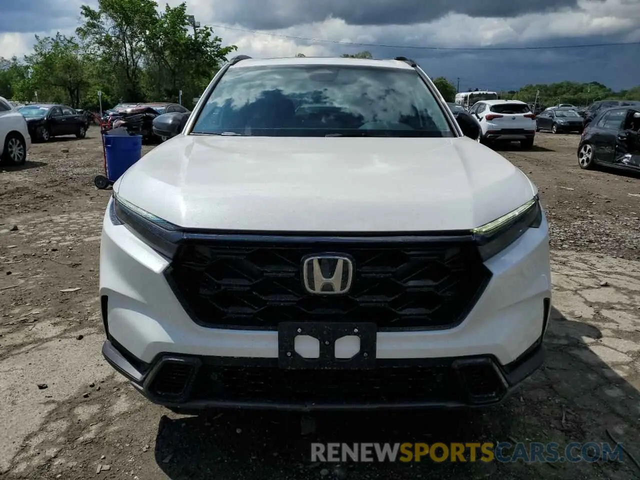5 fotografías del automóvil dañado 5J6RS6H85SL015524 HONDA CRV 2025