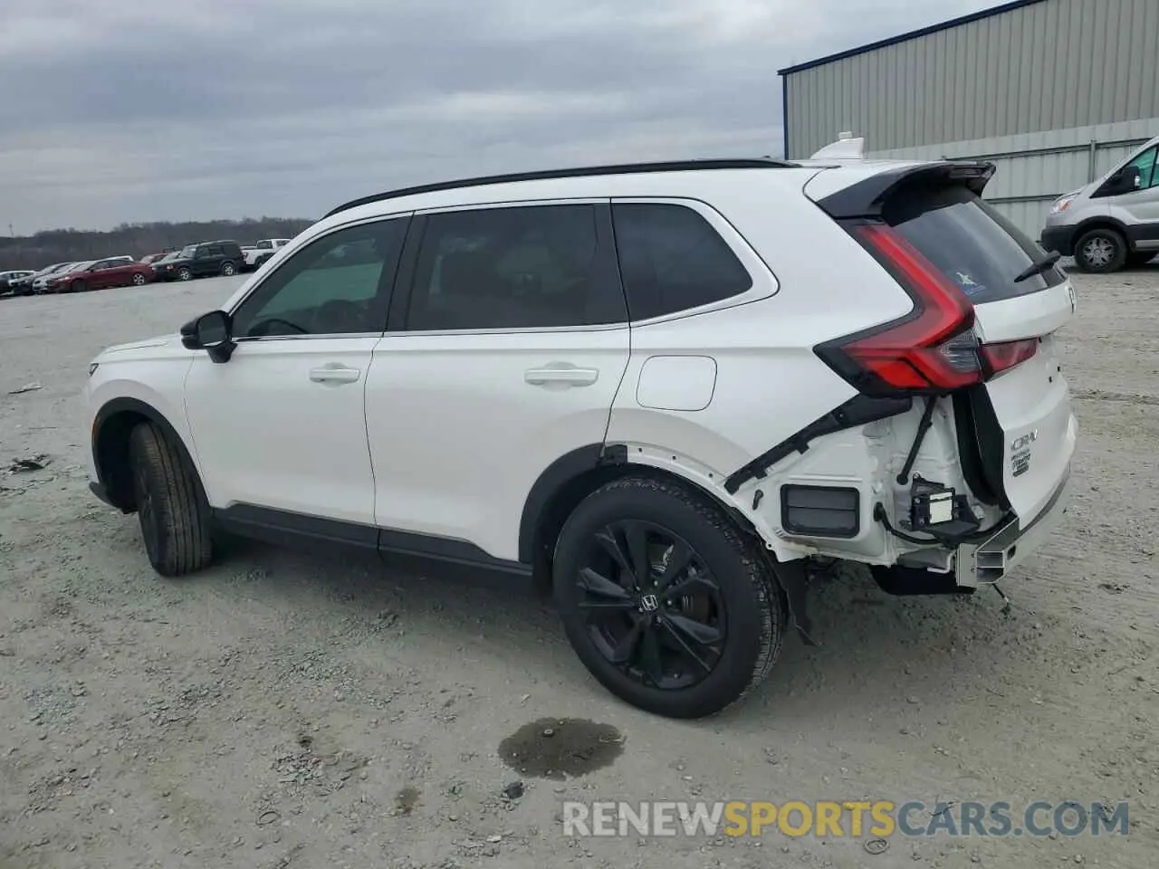 2 fotografías del automóvil dañado 5J6RS6H94SL005673 HONDA CRV 2025