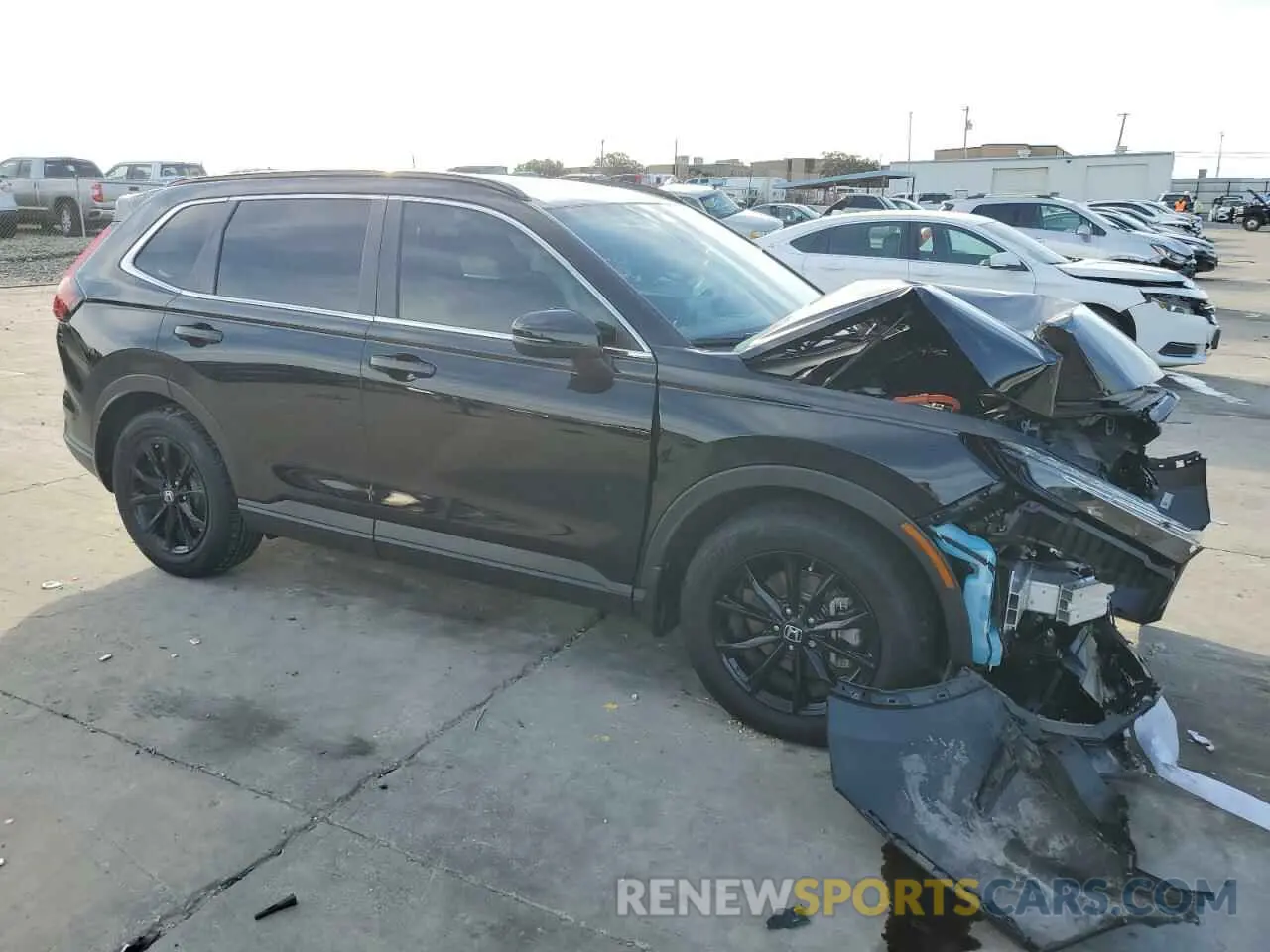 4 fotografías del automóvil dañado 7FARS5H59SE002529 HONDA CRV 2025