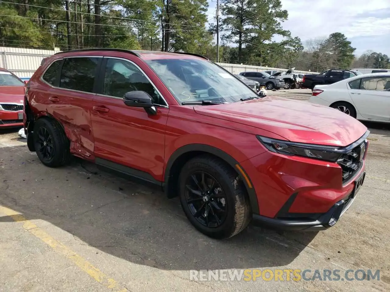 4 fotografías del automóvil dañado 7FARS5H82SE008389 HONDA CRV 2025