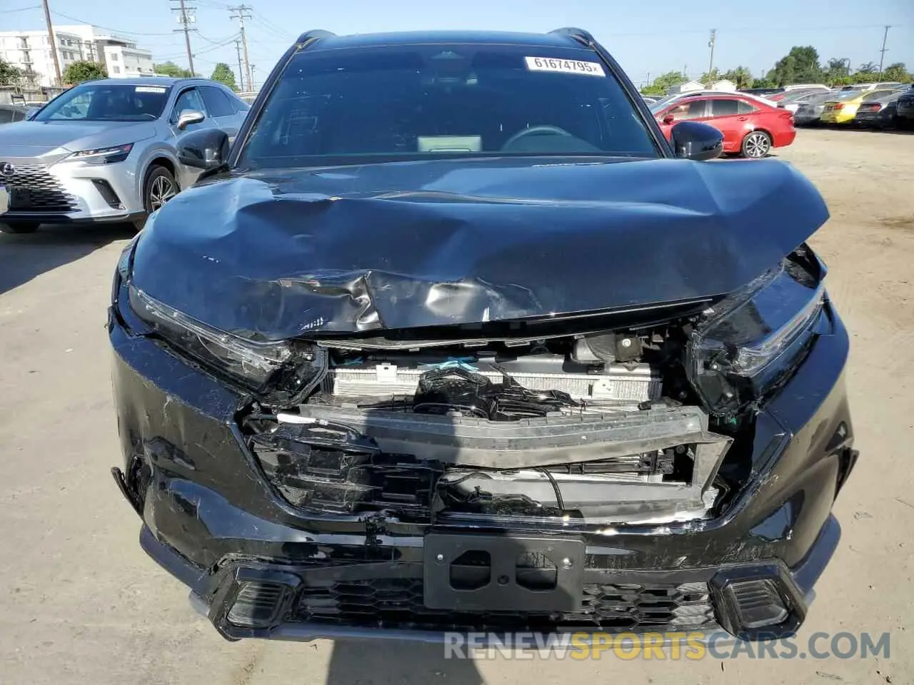 5 fotografías del automóvil dañado 7FARS6H56SE049779 HONDA CRV 2025