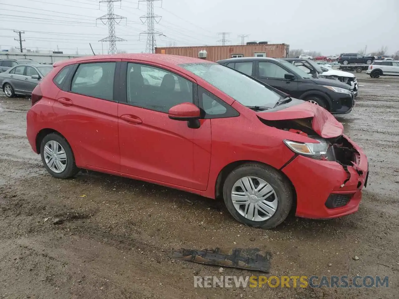 4 fotografías del automóvil dañado 3HGGK5H42KM728417 HONDA FIT 2019