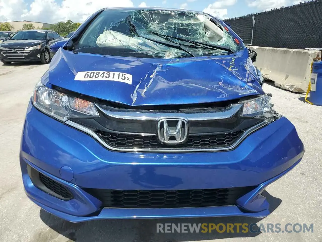 5 fotografías del automóvil dañado 3HGGK5H43KM718172 HONDA FIT 2019