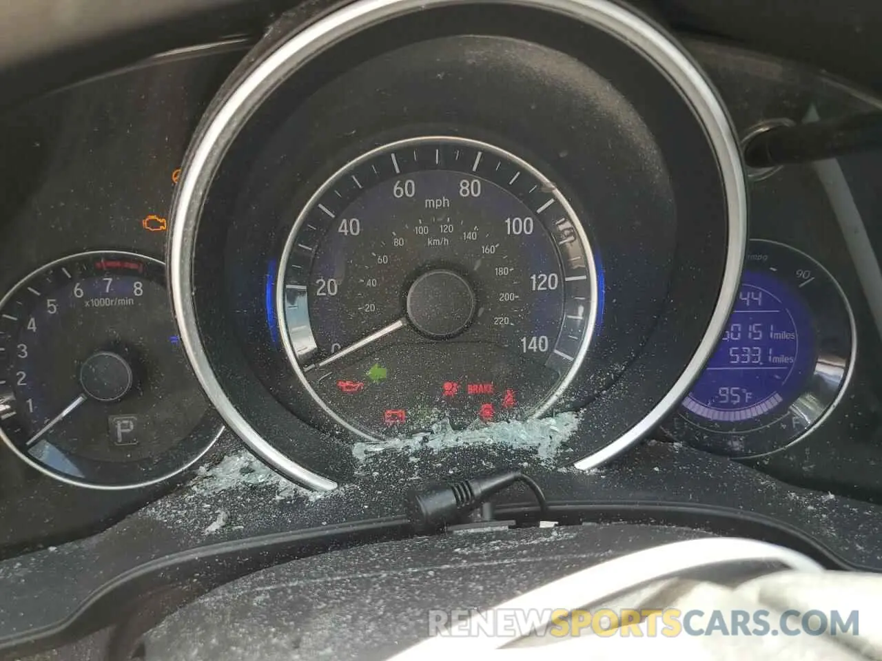 9 fotografías del automóvil dañado 3HGGK5H43KM718172 HONDA FIT 2019