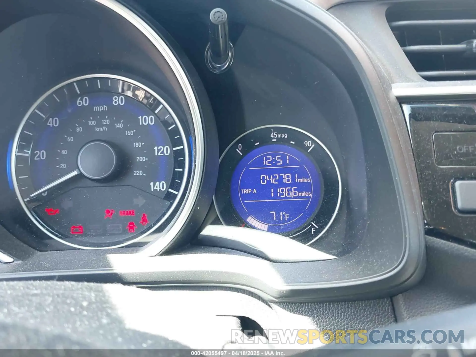 15 fotografías del automóvil dañado 3HGGK5H43KM721508 HONDA FIT 2019