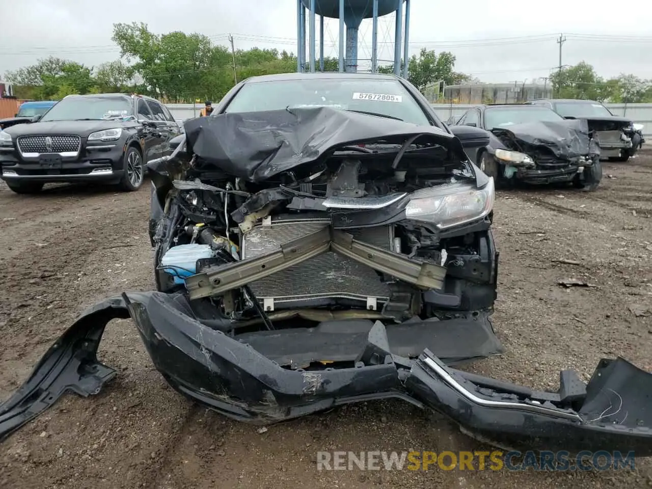 5 fotografías del automóvil dañado 3HGGK5H43KM742410 HONDA FIT 2019