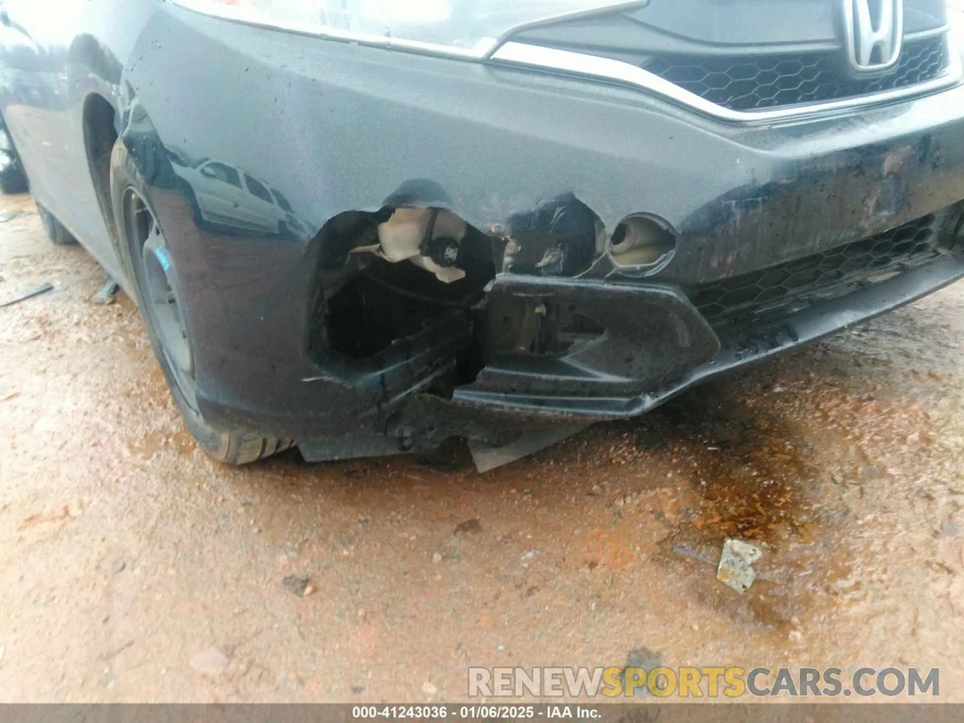 6 fotografías del automóvil dañado 3HGGK5H44KM744022 HONDA FIT 2019
