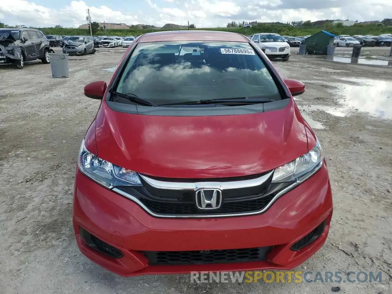 5 fotografías del automóvil dañado 3HGGK5H45KM733384 HONDA FIT 2019