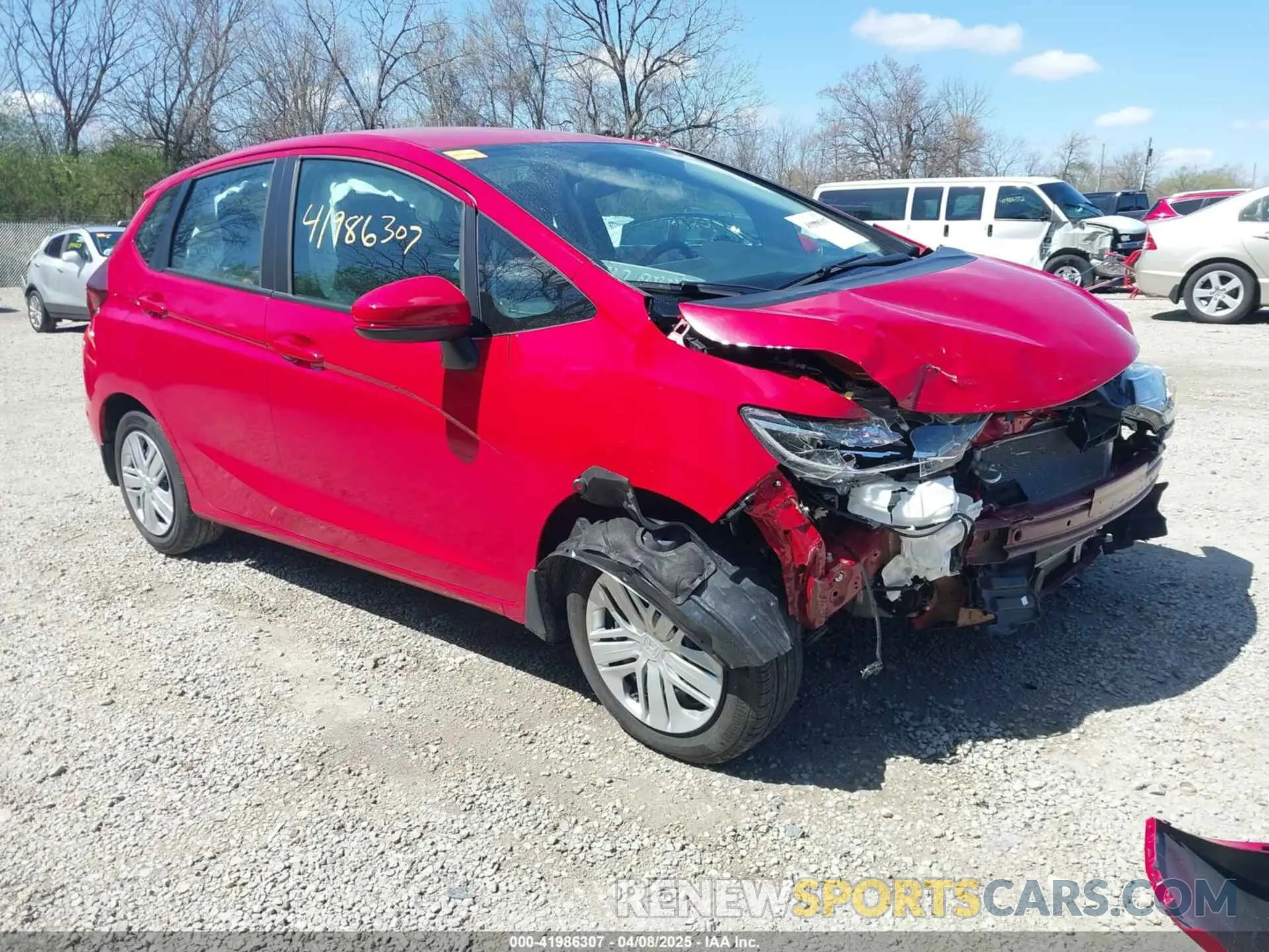 1 fotografías del automóvil dañado 3HGGK5H45KM744420 HONDA FIT 2019